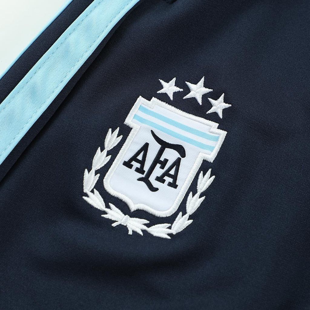 Conjunto de Moletom Infantil Argentina com Fecho (Camisola+Calças) 2026