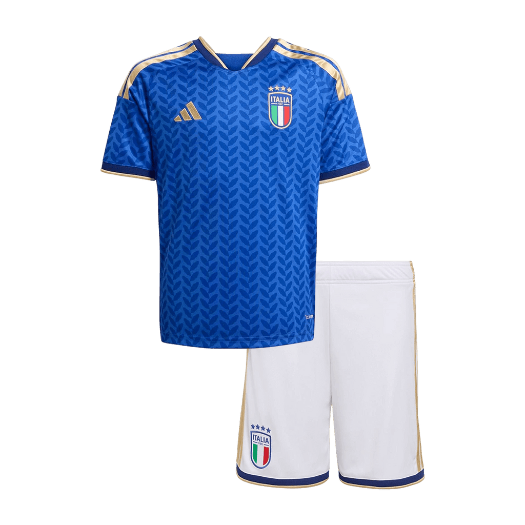 Itália Criança Casa Futebol Camisola Conjunto (Camisola+Calções) 25/26 Azul