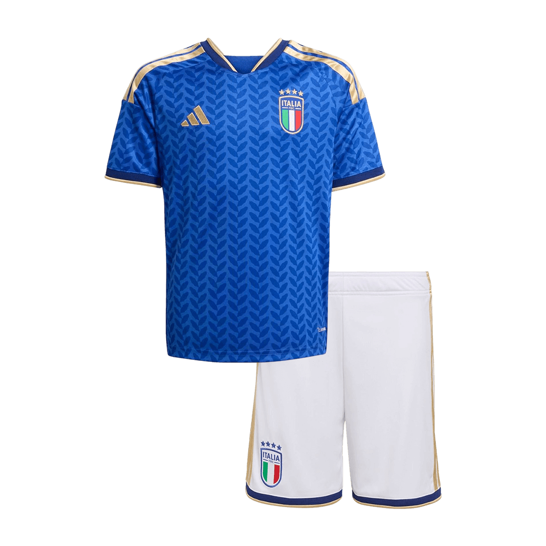 Itália Criança Casa Futebol Camisola Conjunto (Camisola+Calções) 25/26 Azul