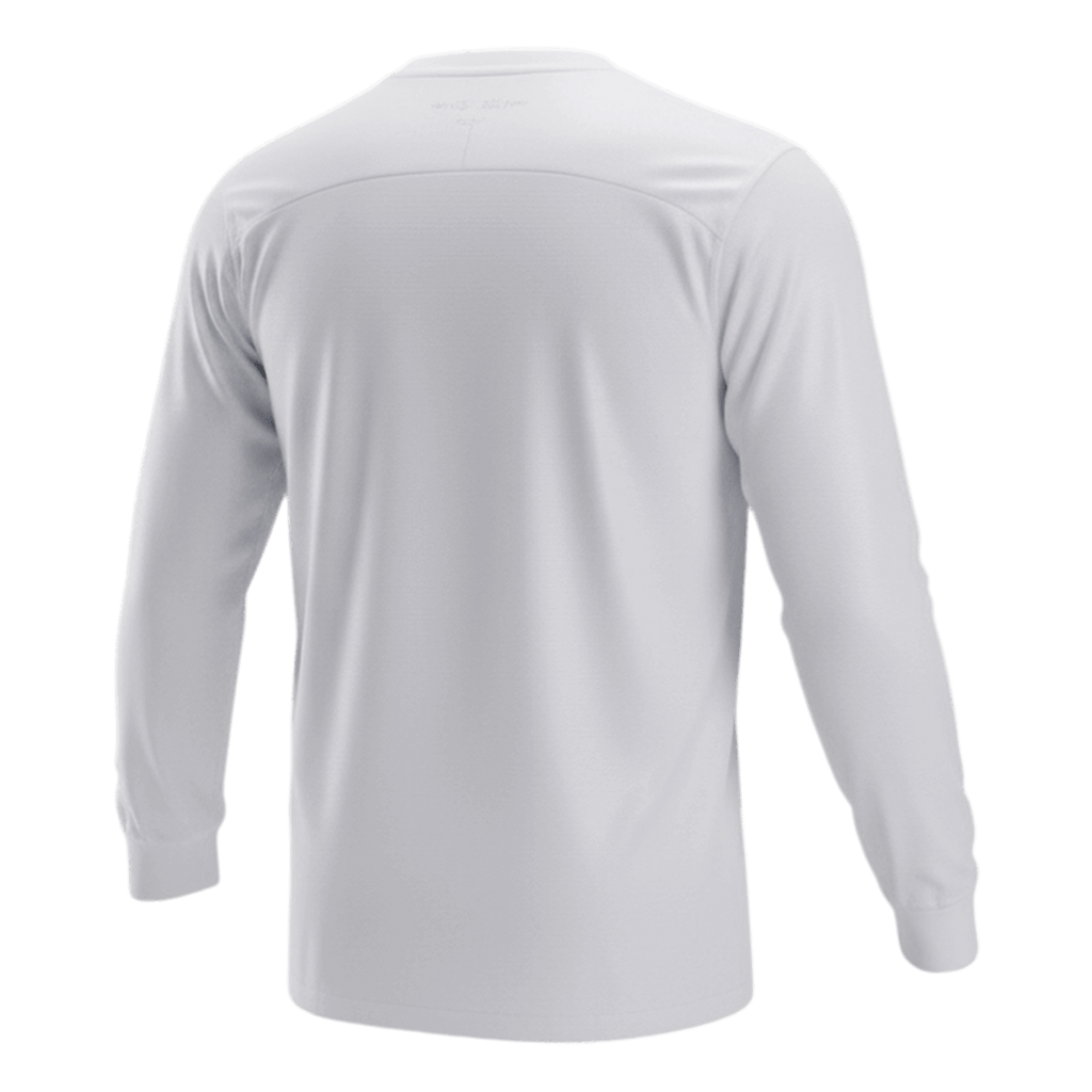 Retro Portugal Fora Manga Comprida Camisa 2012 Branco