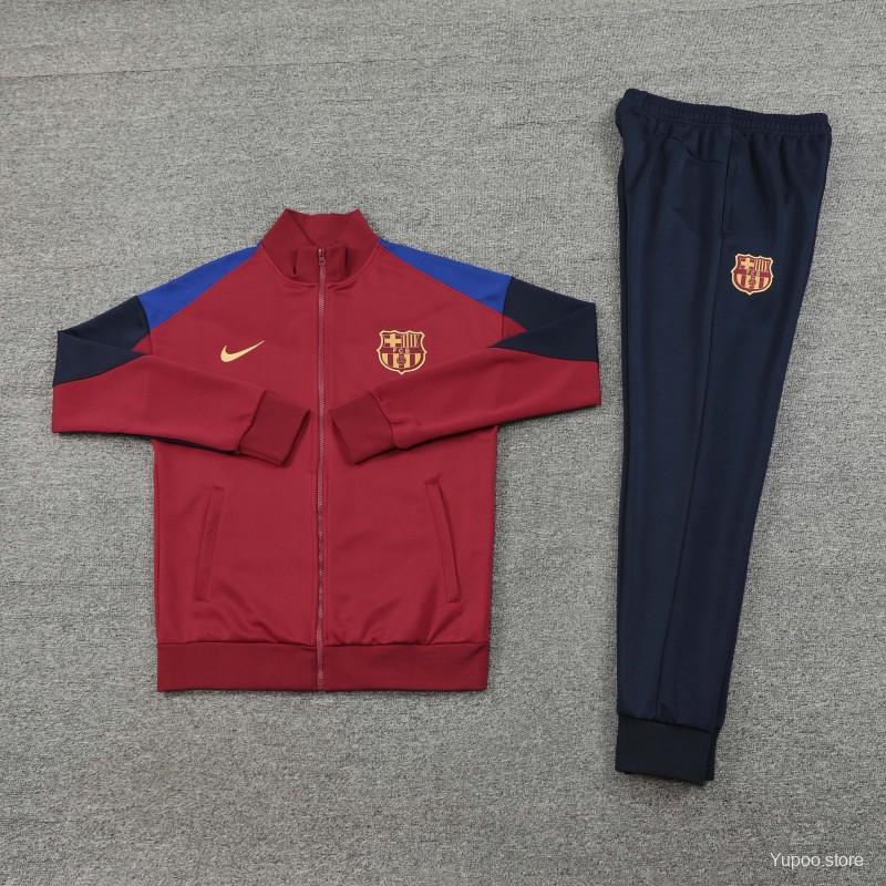 Barcelona 24/25 - Agasalho de Treino - Fecho de Correr Completo