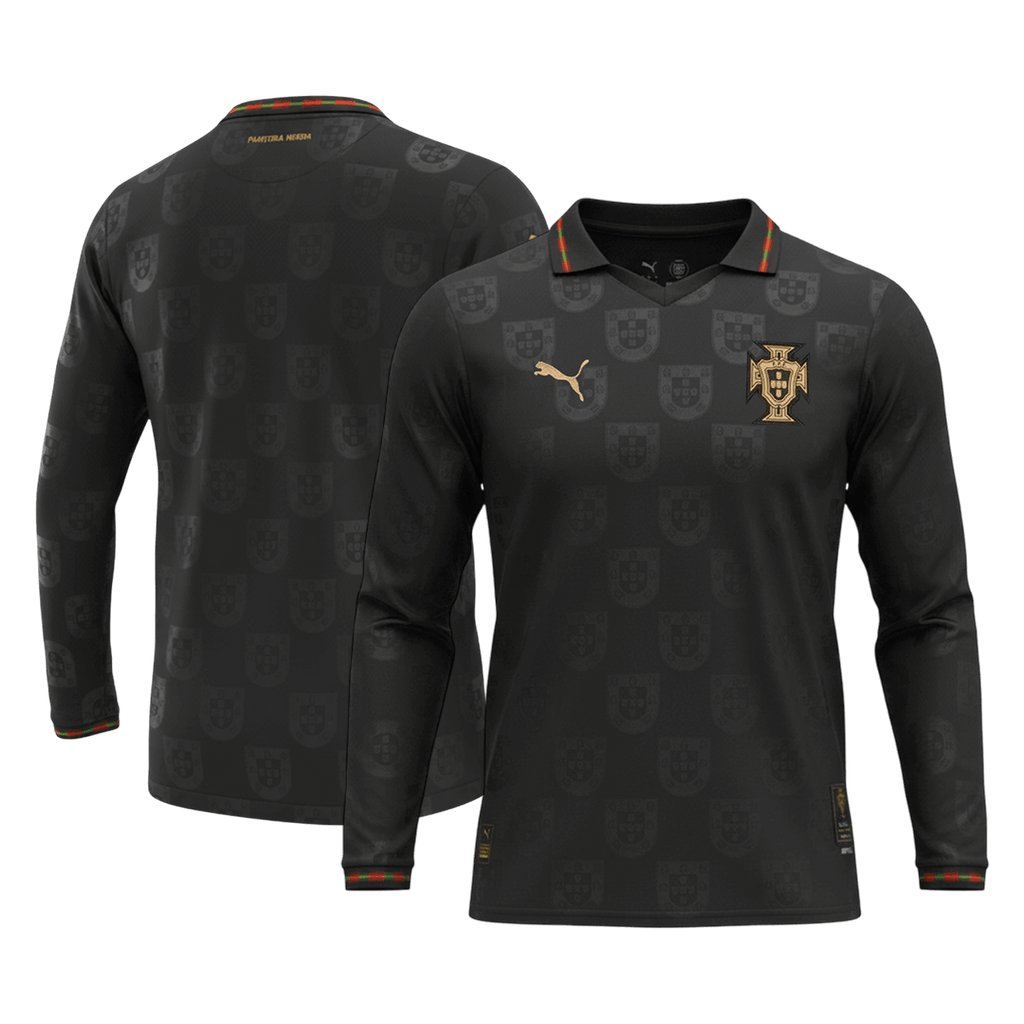 Portugal Manga comprida Camisola 2026 Preto