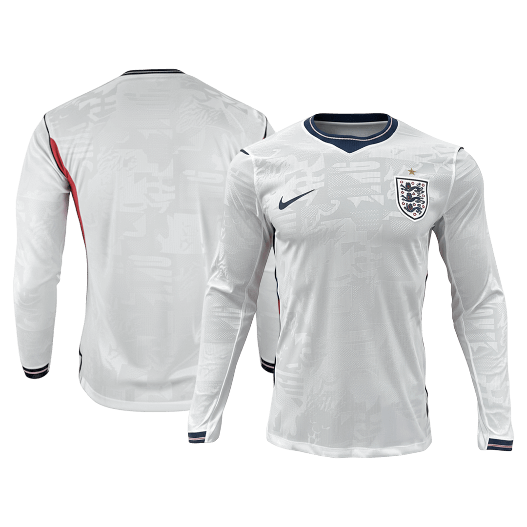 Inglaterra Camisa Manga Comprida 2026 Branca