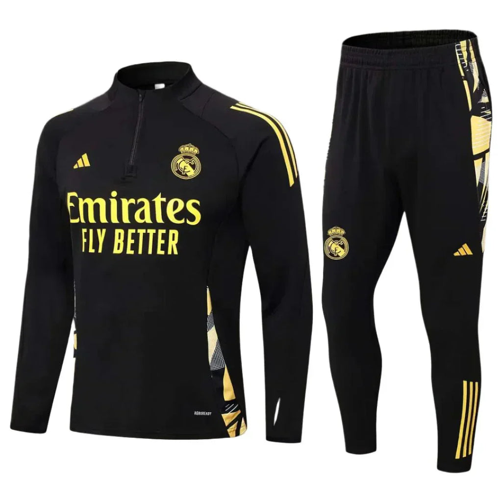 Real Madrid 24/25 - Fato de Treino - Meio Fecho