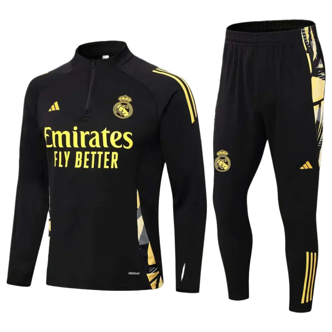 Real Madrid 24/25 - Fato de Treino - Meio Fecho