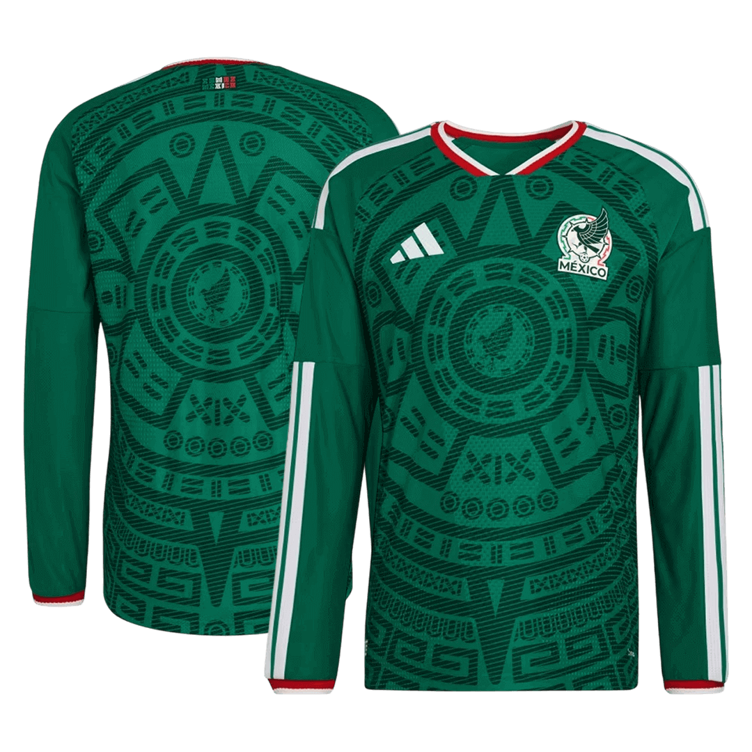 México Camisola de Manga Comprida 2026 Verde