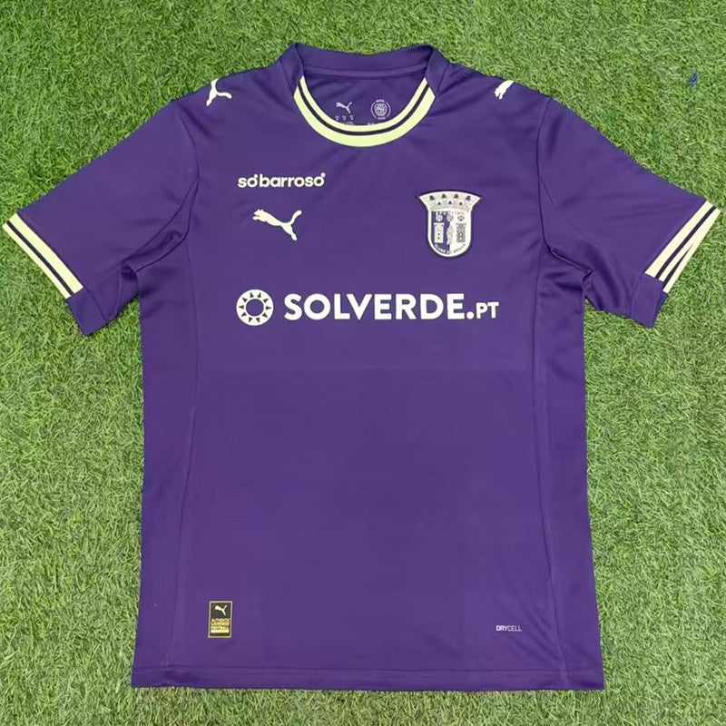 Camisola Braga roxa alternativa 25/26 - LANÇAMENTO