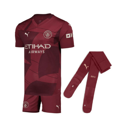 Conjunto Infantil - Manchester City Terceiro Equipamento 24/25