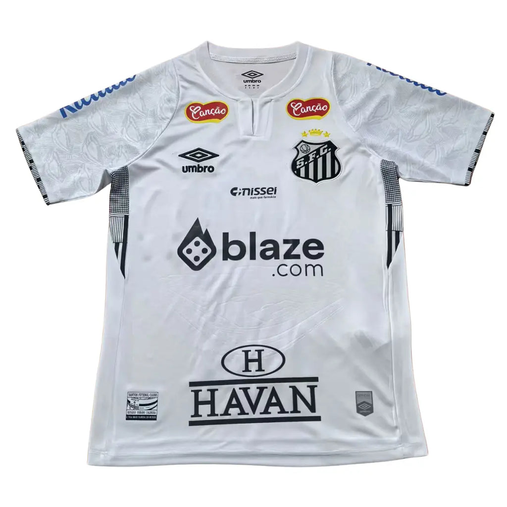 Camisola Santos Local 25/26 - Estadual Patrocinadores Completos