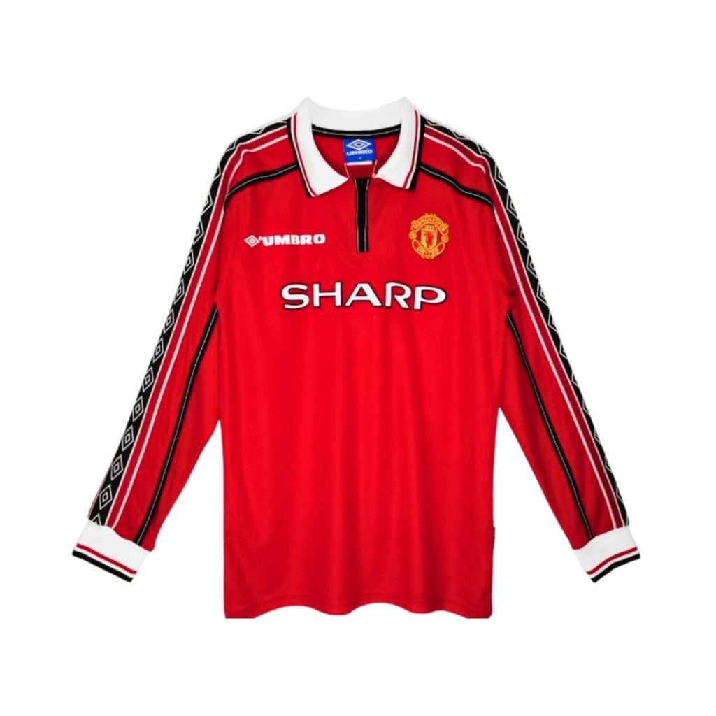 Manchester United Casa 98/99 - Manga Comprida