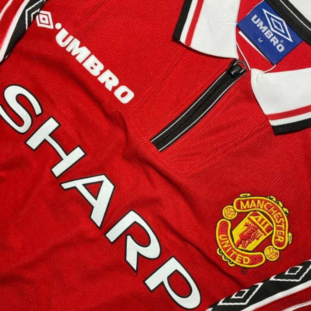 Manchester United Casa 98/99 - Manga Comprida