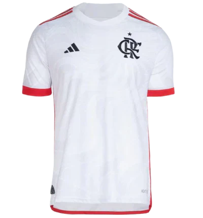 Camisola Flamengo Branca Fora 24/25