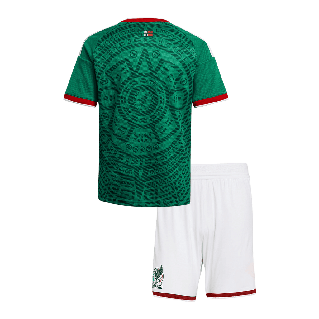 México Infantil Casa Futebol Camisa Conjunto (Camisola+Calções) 25/26 Verde