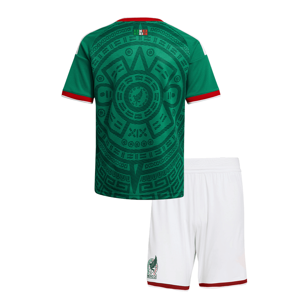 México Infantil Casa Futebol Camisa Conjunto (Camisola+Calções) 25/26 Verde