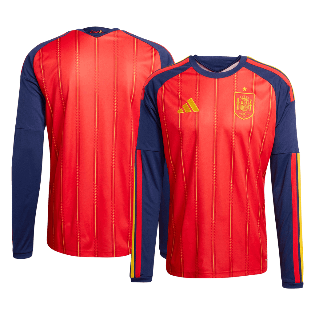 Espanha Casa Manga comprida Camisa 2026 Vermelho