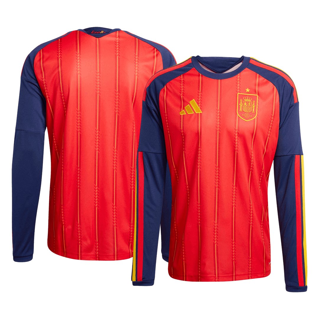 Espanha Casa Manga comprida Camisa 2026 Vermelho