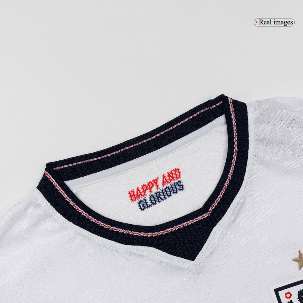 Jogador Inglaterra Casa Copa do Mundo Futebol Camisolas 2026 Branco