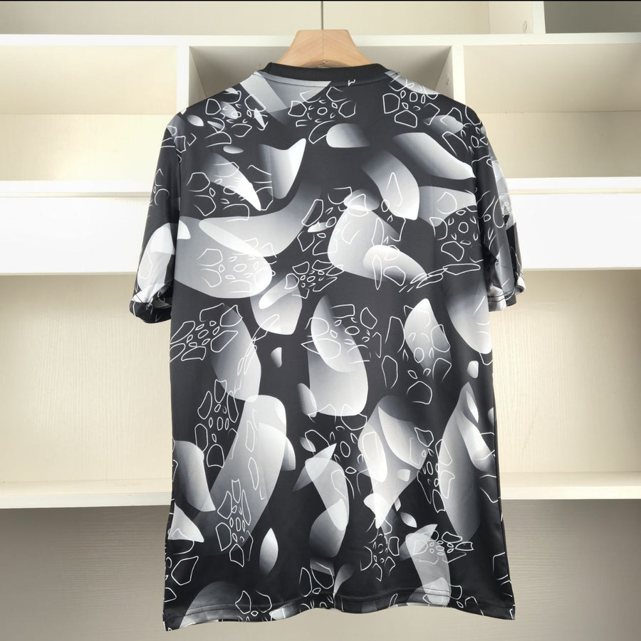 Camisola pré-jogo cinzenta/preta 24/25
