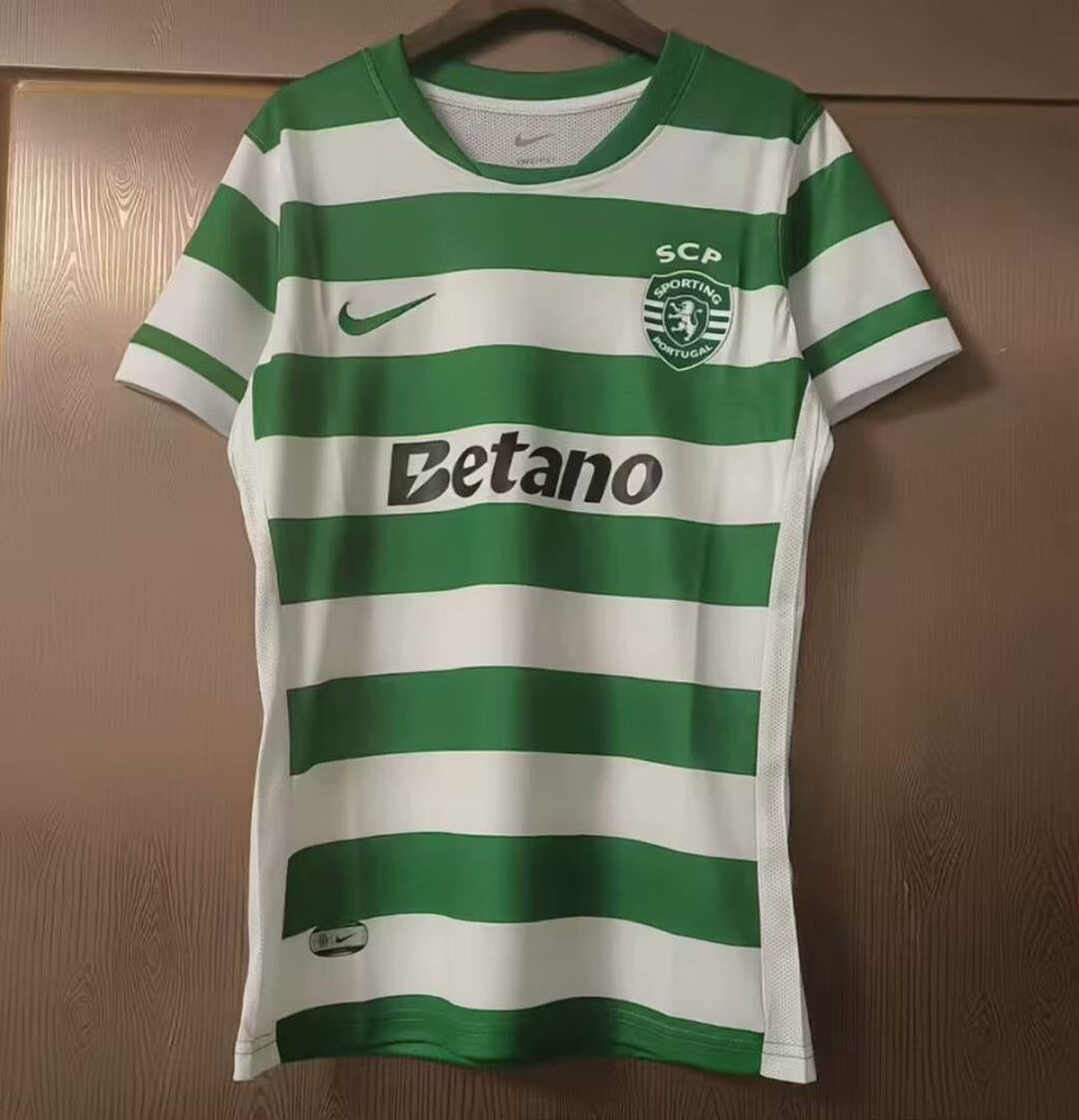 Camisola FEMININA Principal 25/26 verde e branca