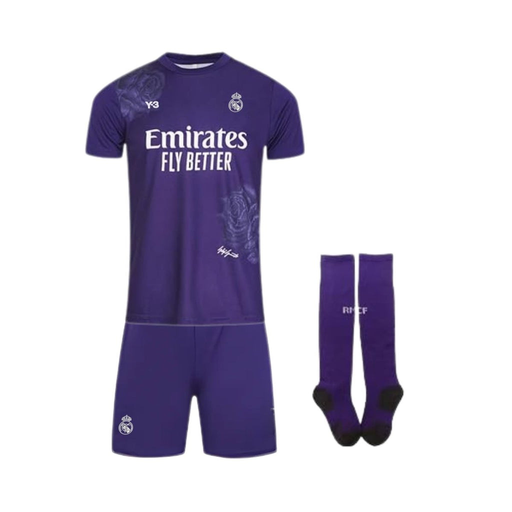 Kit de Criança - Real Madrid Terceiro Equipamento 24/25 - Coleção Y-3