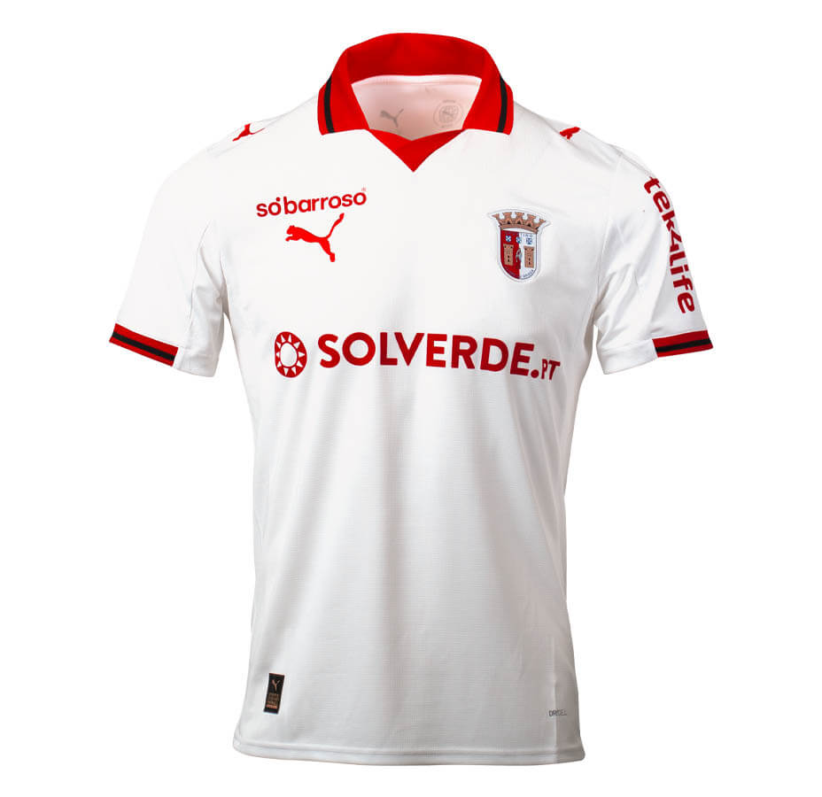 Camisola Braga branca Visitado 25/26