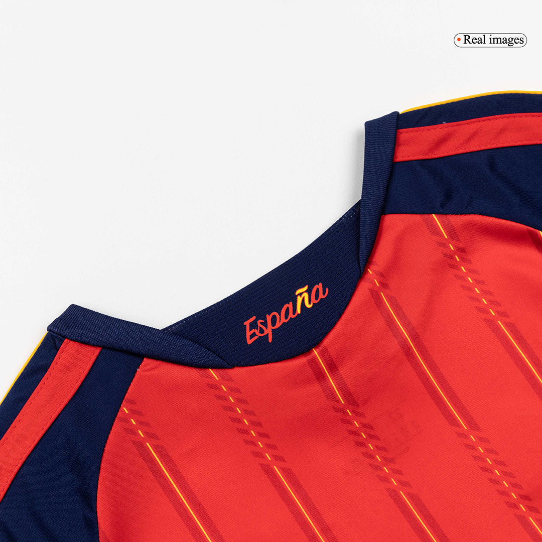 Espanha Crianças Casa Copa do Mundo Futebol Equipamento (Camisola+Calções+Meias) 2026 Vermelho