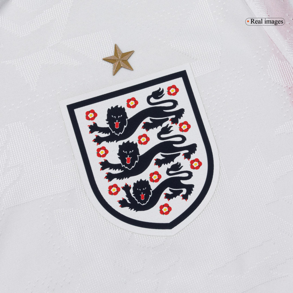 Jogador Inglaterra Casa Copa do Mundo Futebol Camisolas 2026 Branco