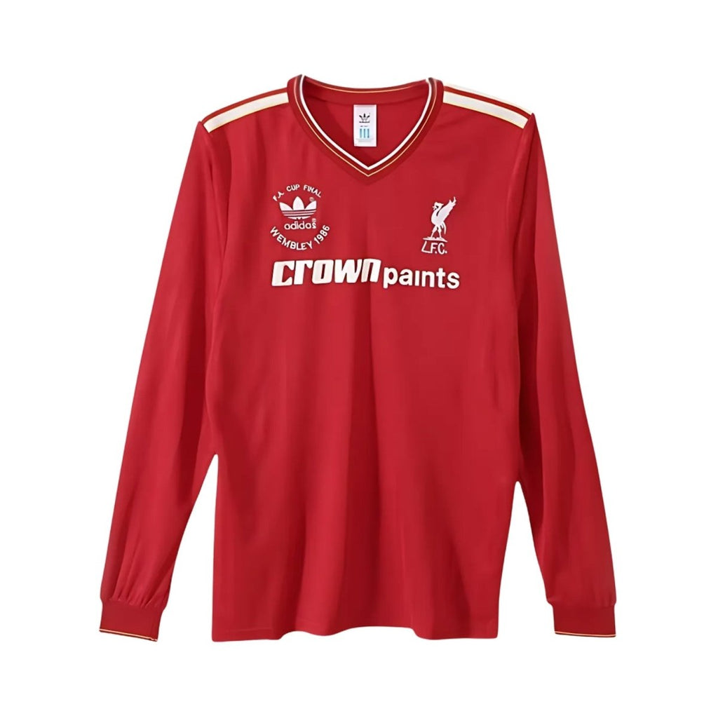 Liverpool Final Local da Taça FA 86/87 - Manga Comprida