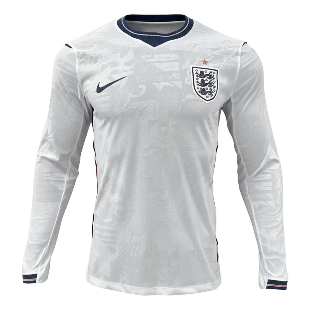 Inglaterra Camisa Manga Comprida 2026 Branca