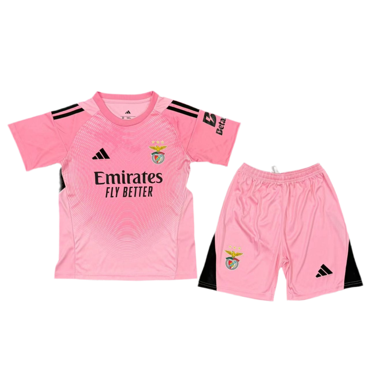 Conjunto infantil guarda-redes rosa 25/26
