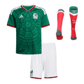 Conjunto de Camisola e Calções de Futebol México Infantil (Camisola+Calções+Meias) 25/26 Verde