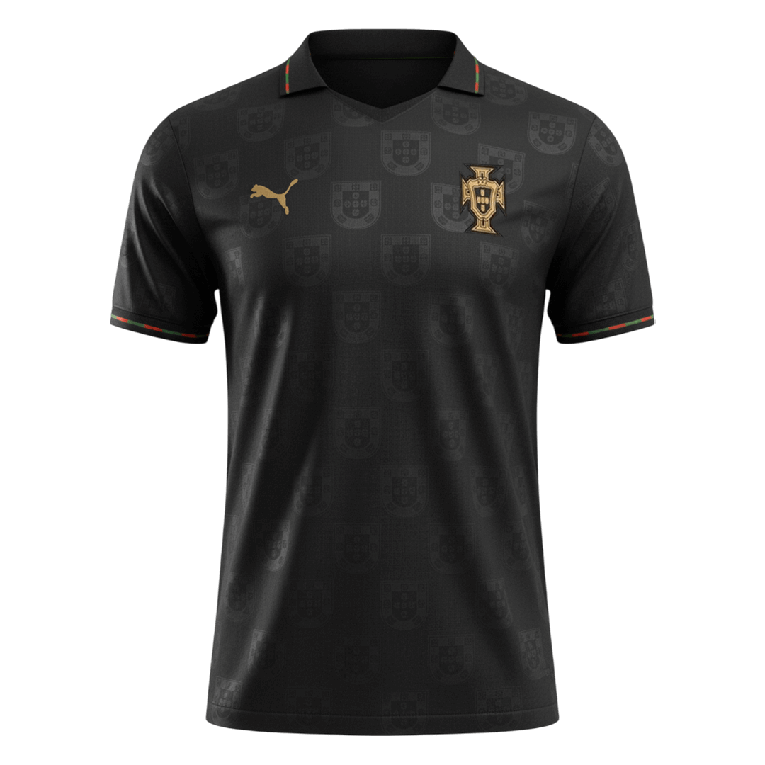 Jogador Portugal Especial Campeonato do Mundo Futebol Camisolas 2026 Preto