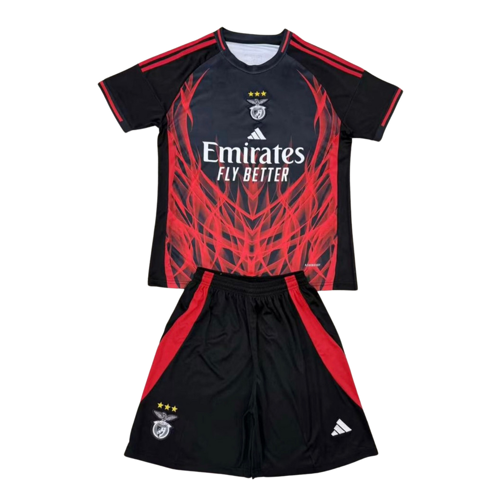 Conjunto infantil concept preto e vermelho 25/26 - LANÇAMENTO