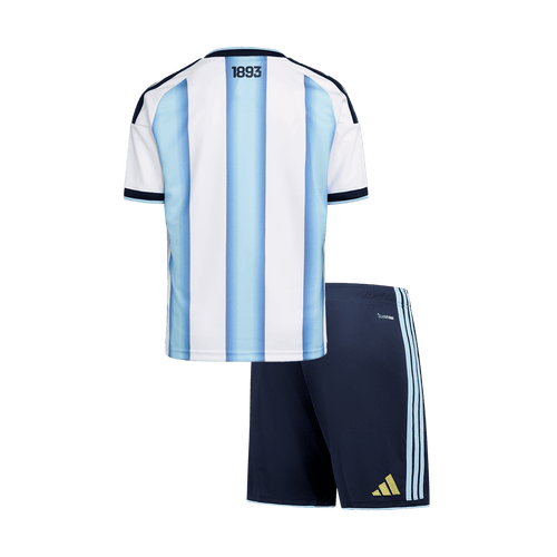 Argentina Infantil Casa Futebol Camisa Conjunto (Camisola+Calções) Mundial 2026