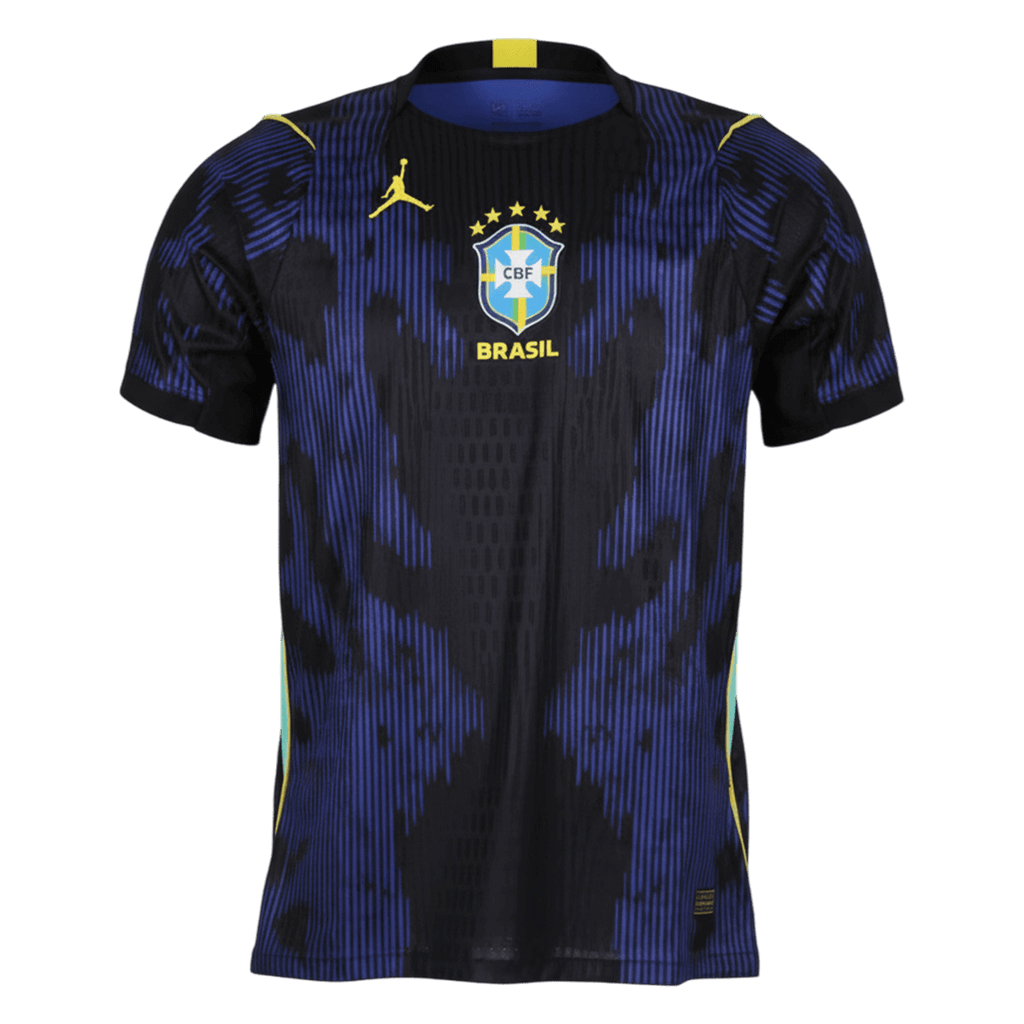 Versão Jogador Brasil Camisolas Fora Futebol Copa do Mundo 2026 Marinho