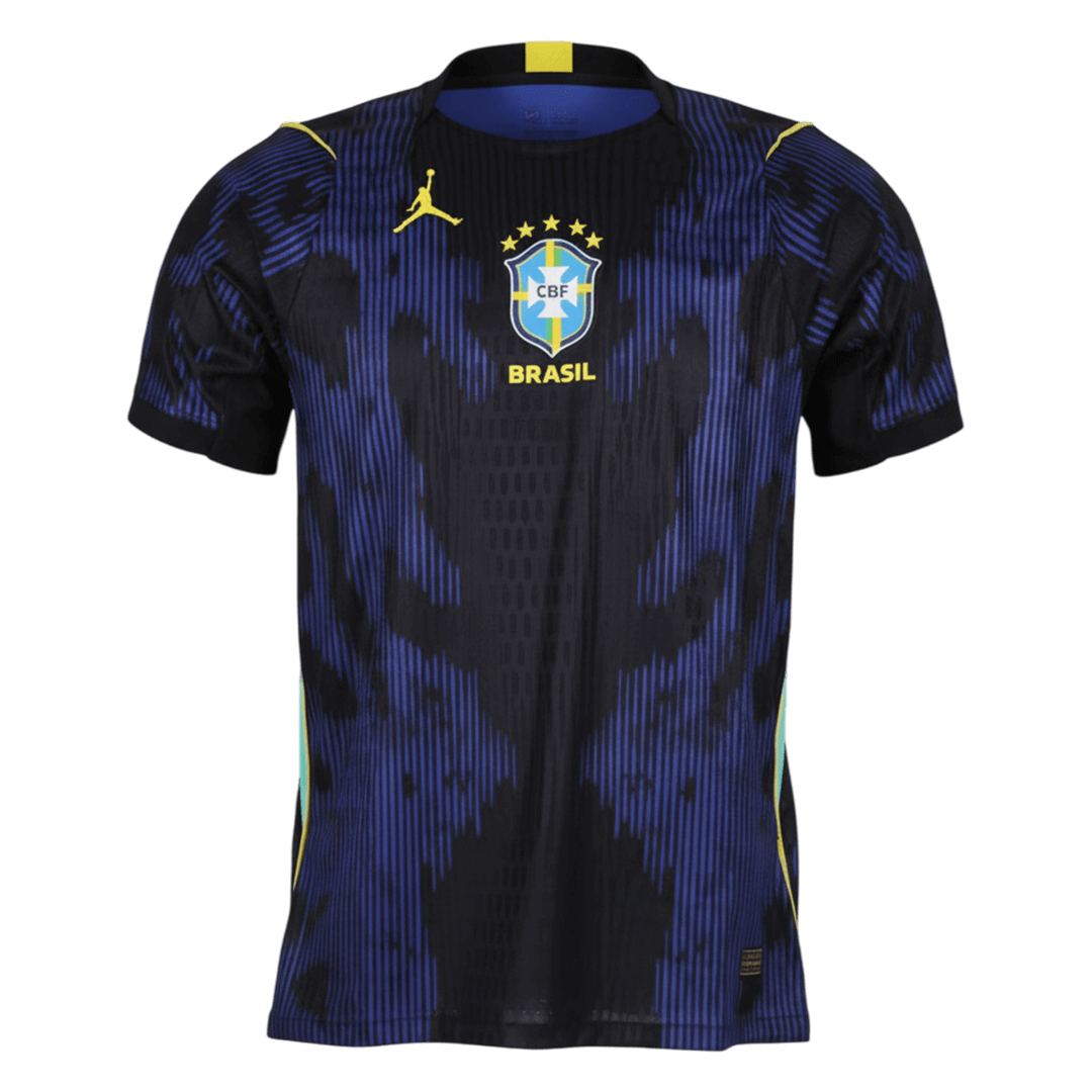 Versão Jogador Brasil Camisolas Fora Futebol Copa do Mundo 2026 Marinho