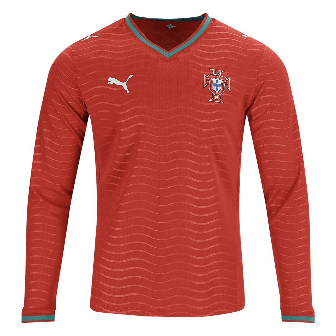 Portugal Camisa Manga comprida 2026 Vermelha