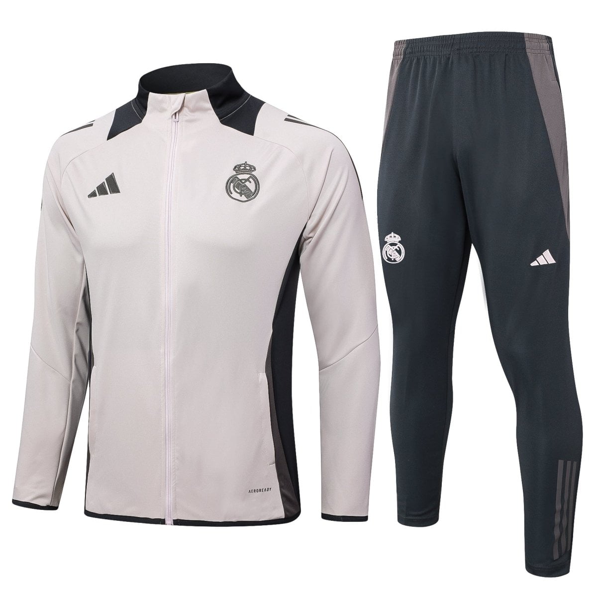 Real Madrid 24/25 - Fato de Treino - Fecho de Correr Completo