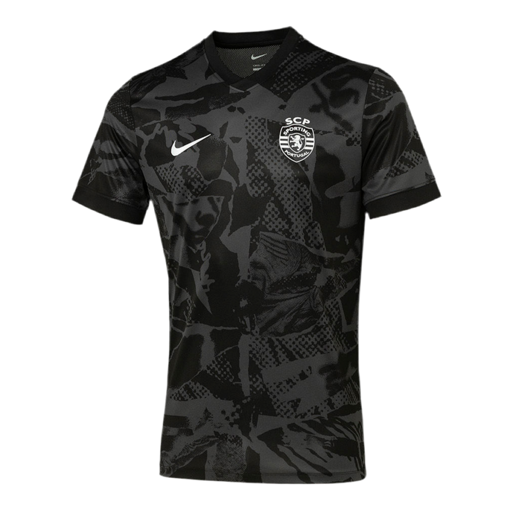 Camisola pré-jogo preta 25/26
