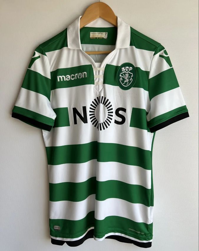 Camisola retro Principal 18/19 verde e branca