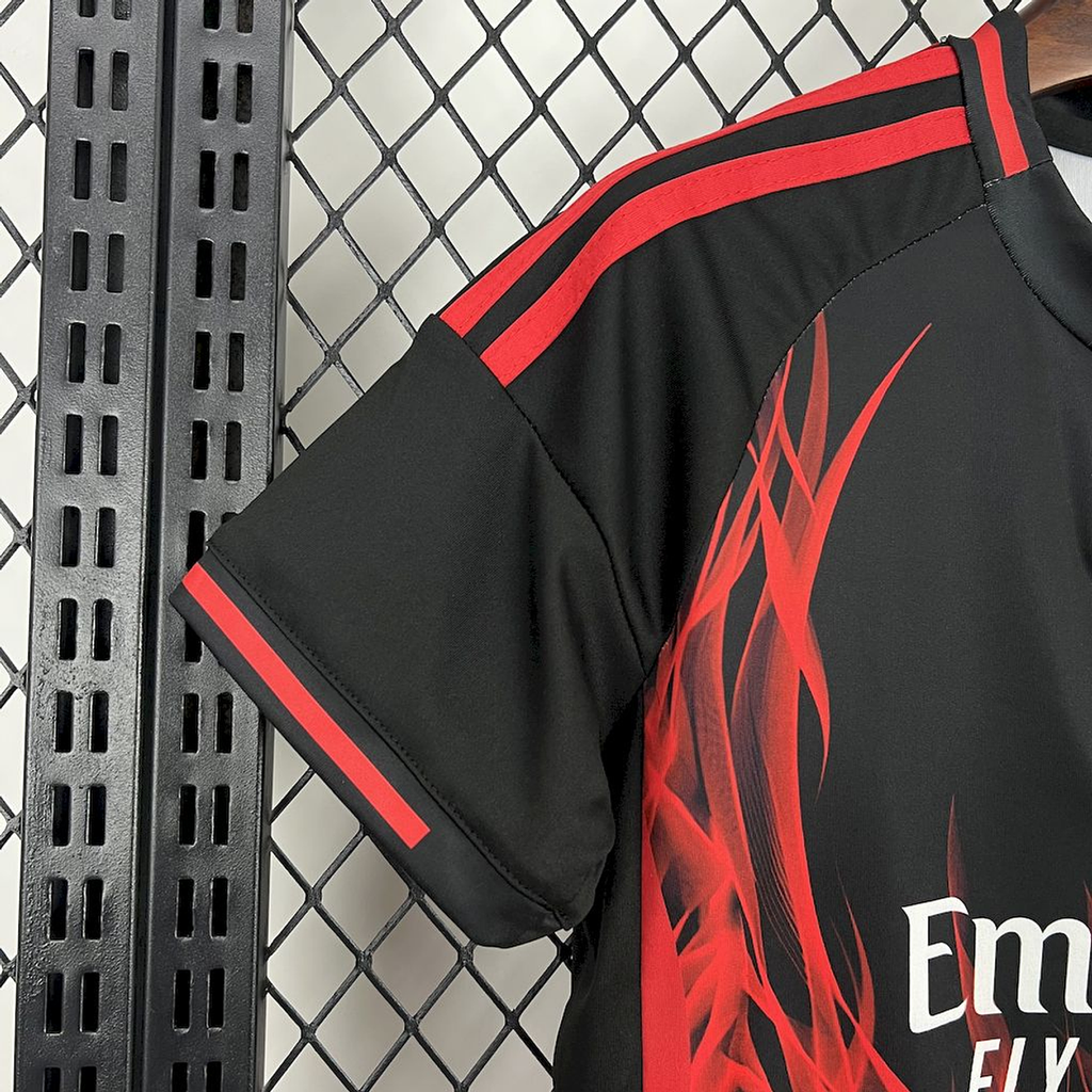 Conjunto infantil concept preto e vermelho 25/26 - LANÇAMENTO