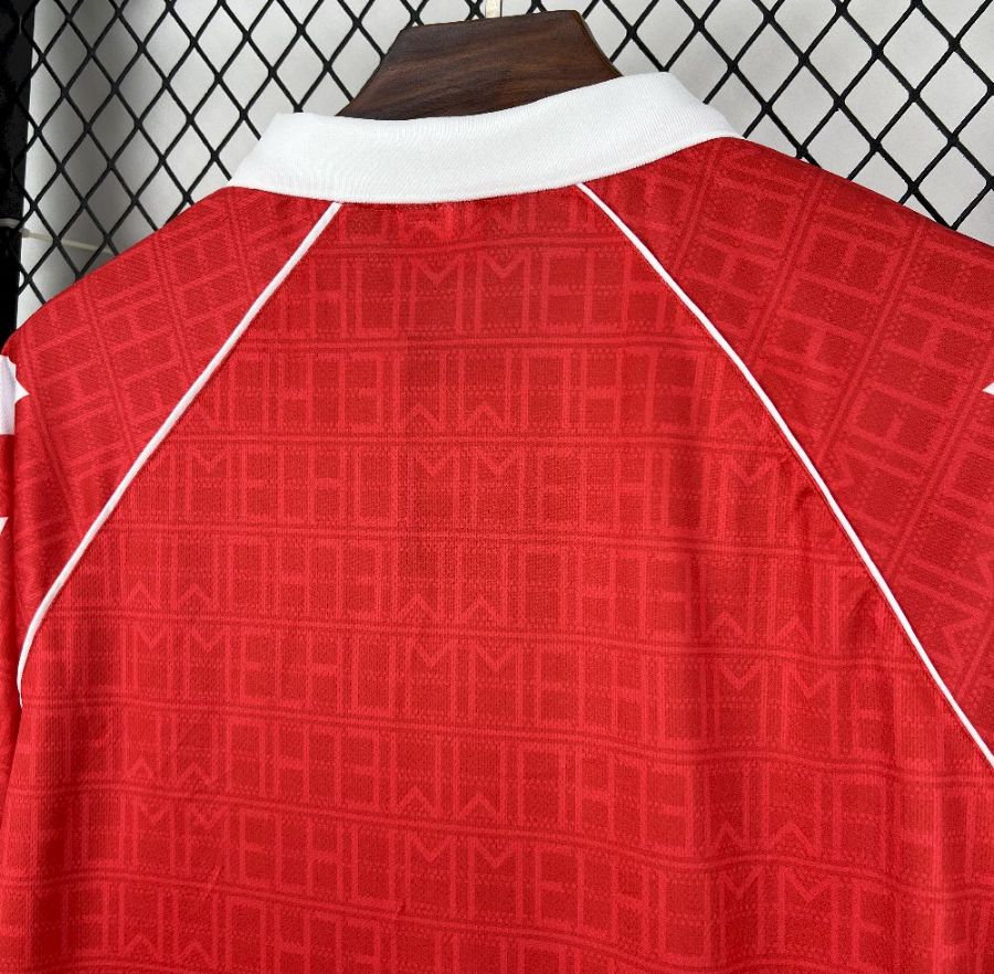 Camisola retro vermelha Principal 1990/91