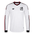 México Fora Manga comprida Camisa 2026 Branco