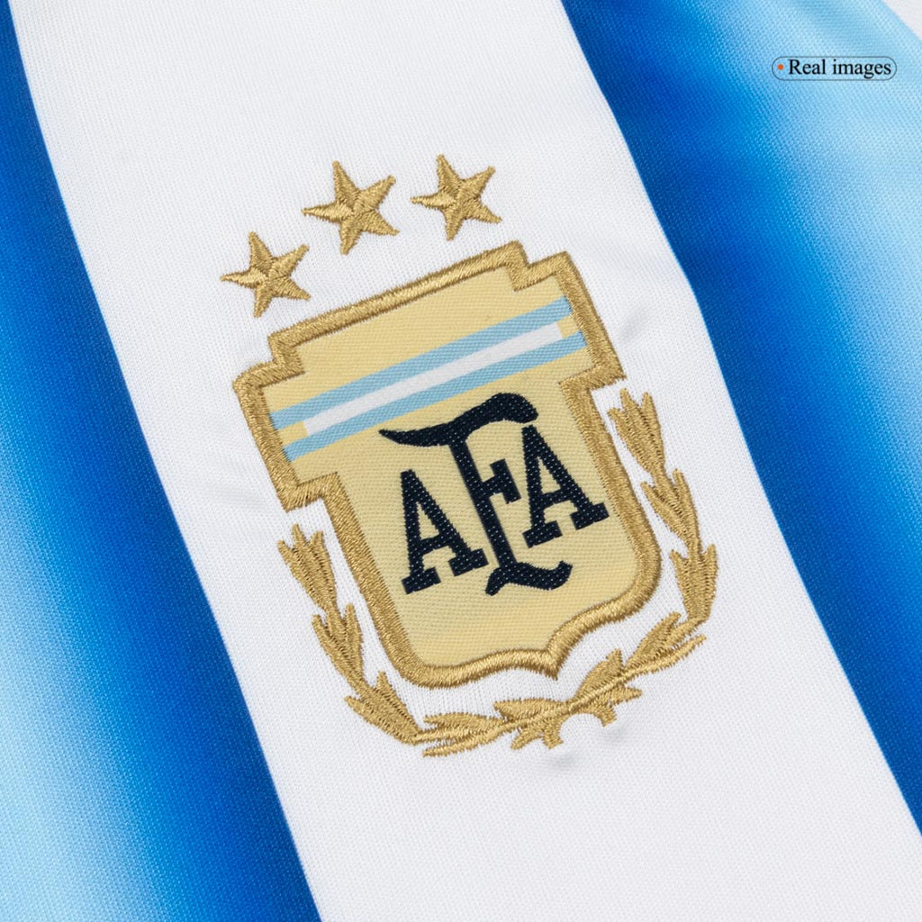 Argentina Criança Casa Campeonato do Mundo Futebol Equipamento (Camisa+Calções+Meias) 25/26