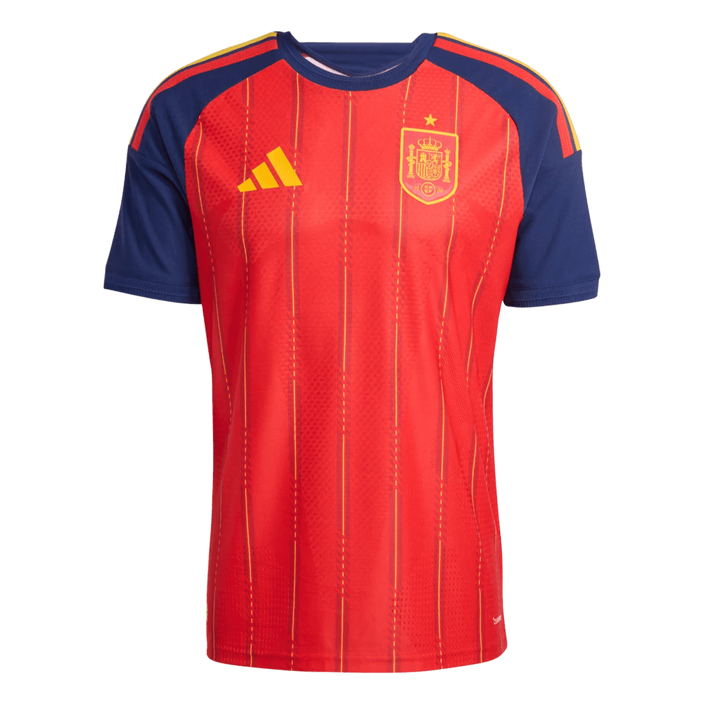 Versão de Jogador Espanha Casa Mundial Camisolas de Futebol 2026 Vermelho