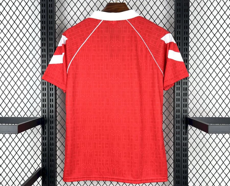 Camisola retro vermelha Principal 1990/91