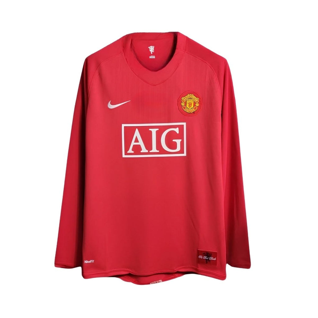 Manchester United Casa 07/08 - Manga Comprida