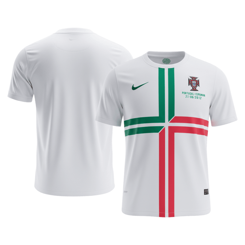 Retro Portugal Camisola Alternativa 2012 Branco