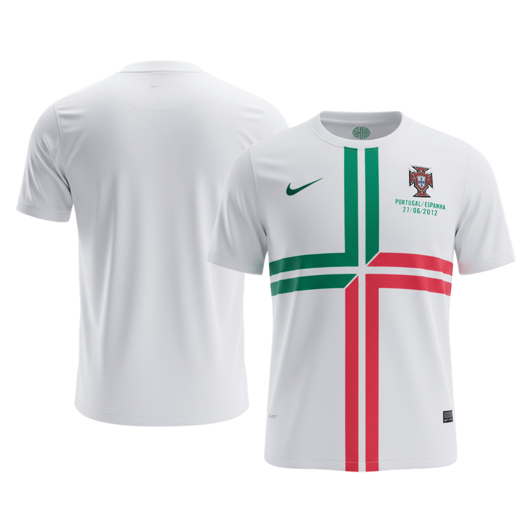 Retro Portugal Camisola Alternativa 2012 Branco