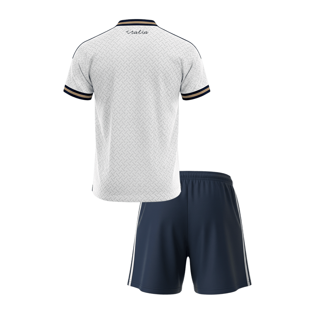 Itália Criança Equipamento Principal Mundial Futebol Camisola Conjunto (Camisola+Calções) 2026 Branco